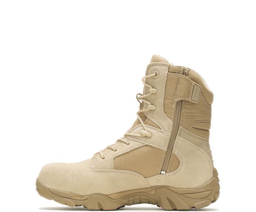 Bates E02276 GX-8 Men's Desert Tan Composite Toe Side Zip Boot