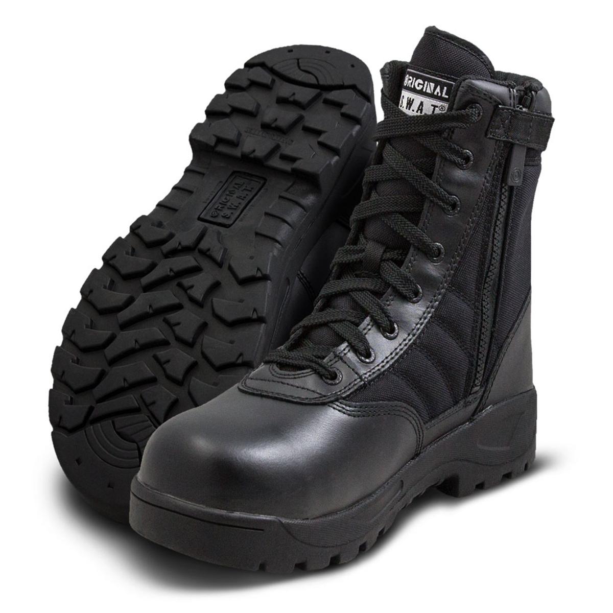 Original SWAT 116001 Classic Men's 9in Side-Zip Safety Toe Tactical Boot