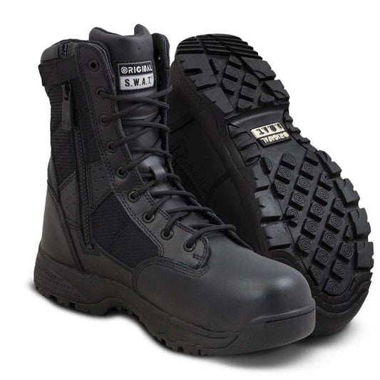 Original SWAT 129101 Metro Men's 9in Waterproof Side-Zip Safety Toe Tactical Boot