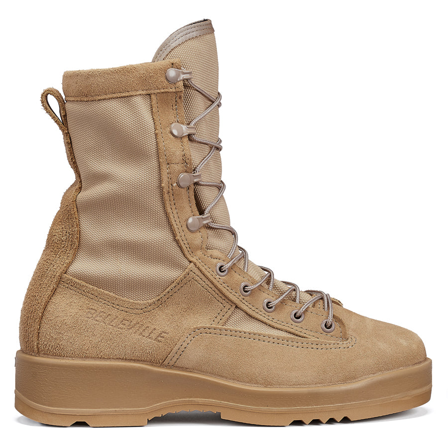 Belleville 330 DES ST Men's Desert Tan Steel Toe Military Flight Boot