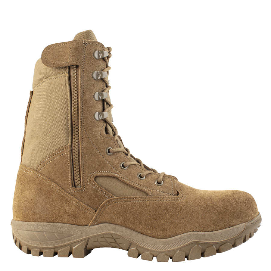 Belleville C312Z CT Men's Hot Weather ACU OCP Side Zip Composite Toe Coyote Brown Boot