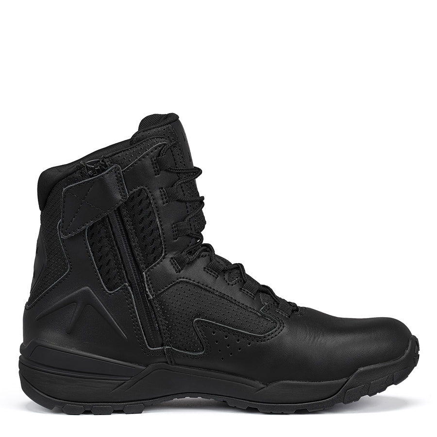 Belleville TR1040-LSZ Men's 7 inch Ultralight Black Tactical Size Zip Boot