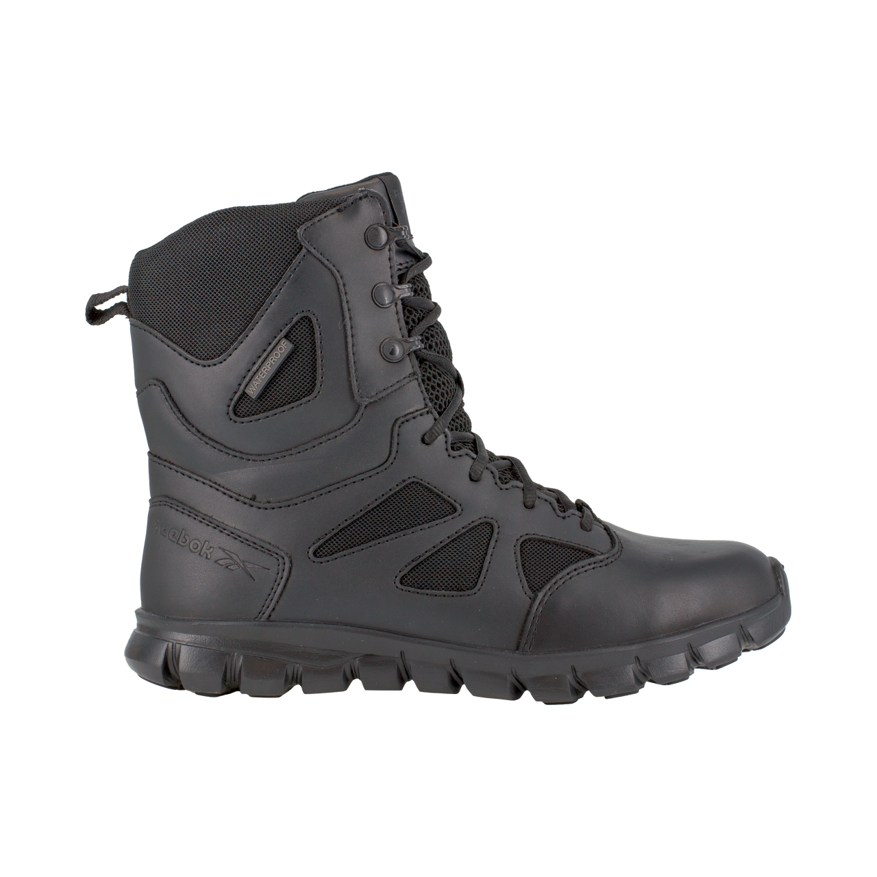 Reebok RB8806 Men's Sublite Cushion Waterproof Side Zip Tactical Boot