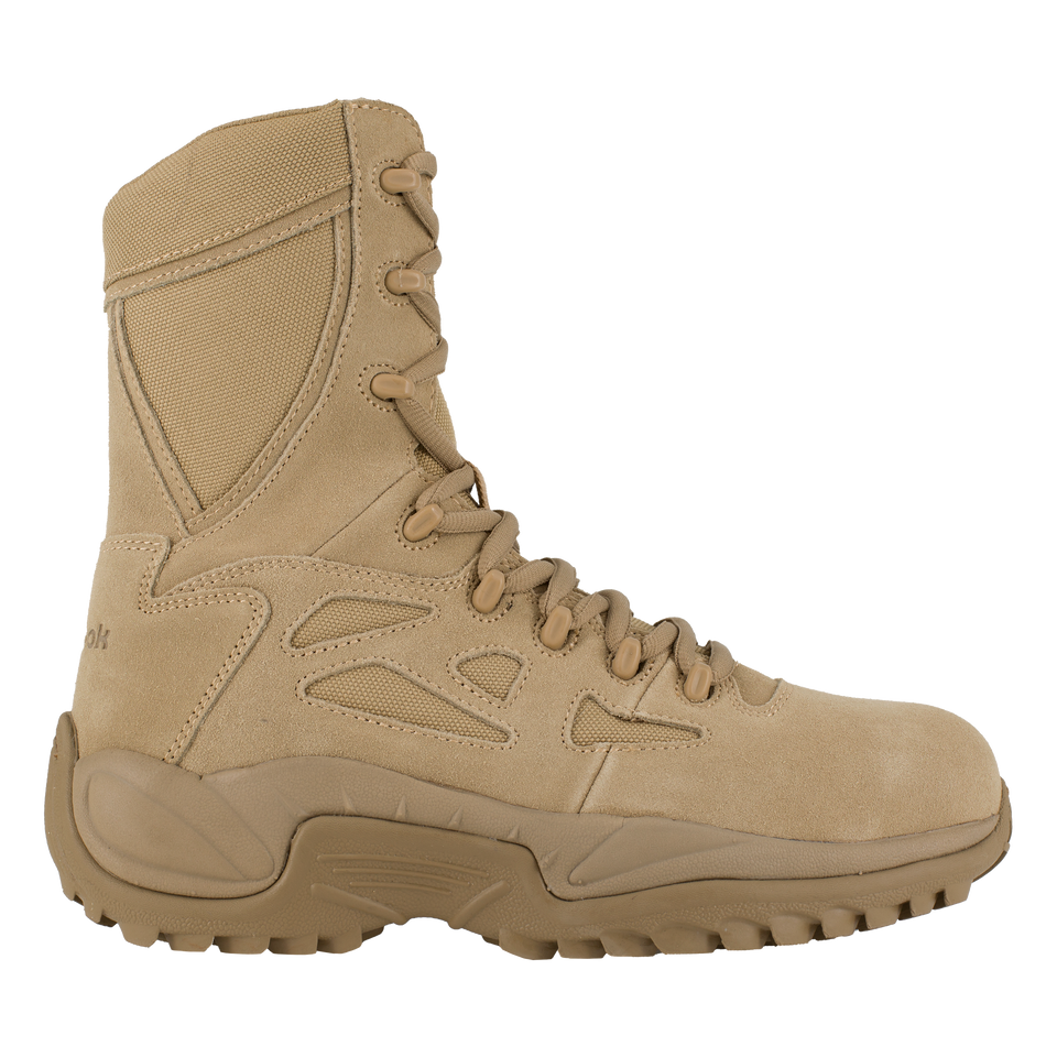 Reebok RB8894 Men's Rapid Response Composite Toe Side Zip Desert Boot